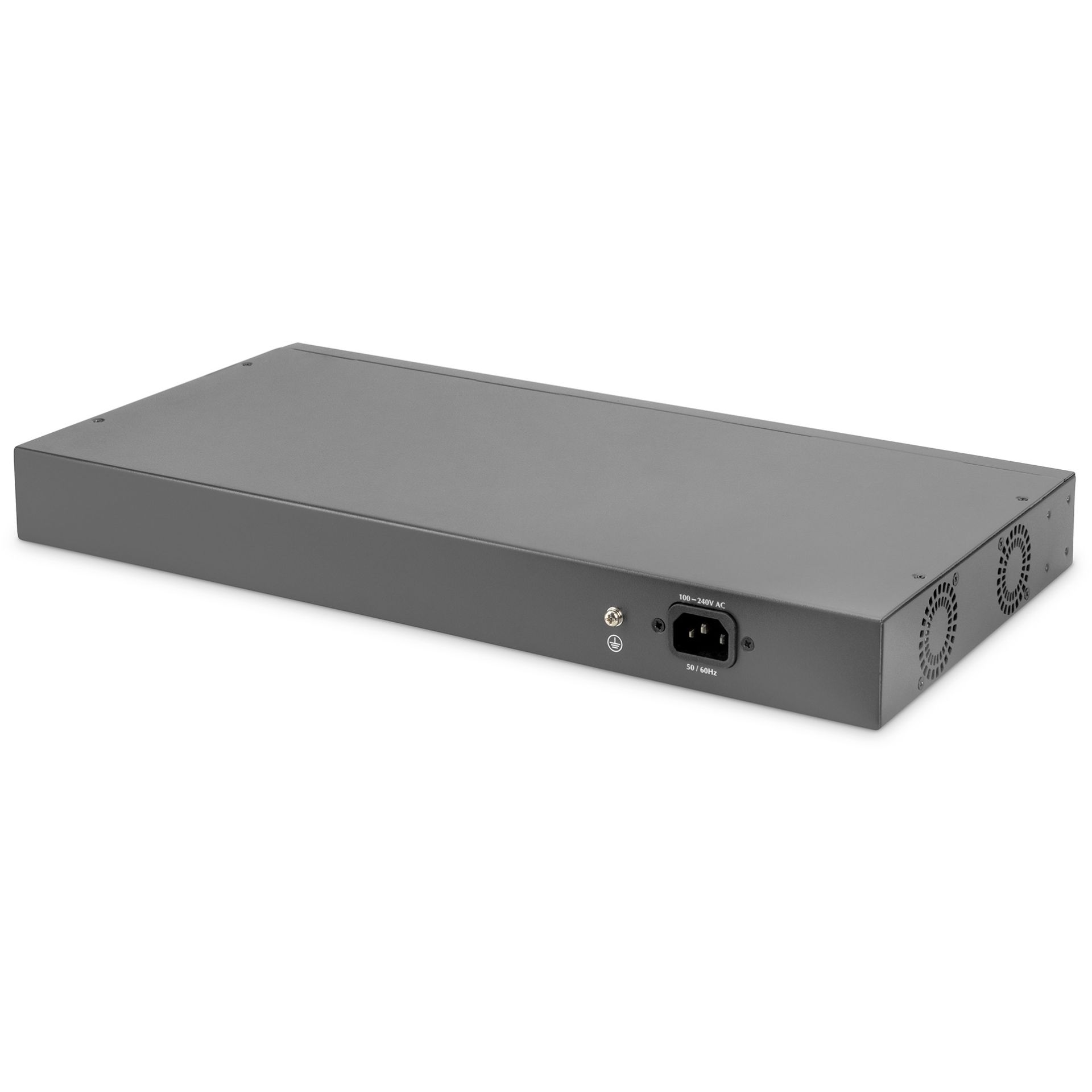DIGITUS Switch 24-Port Fast Ethernet 10/100 / 370W PoE / Unmanaged – Zezë - Figura 4