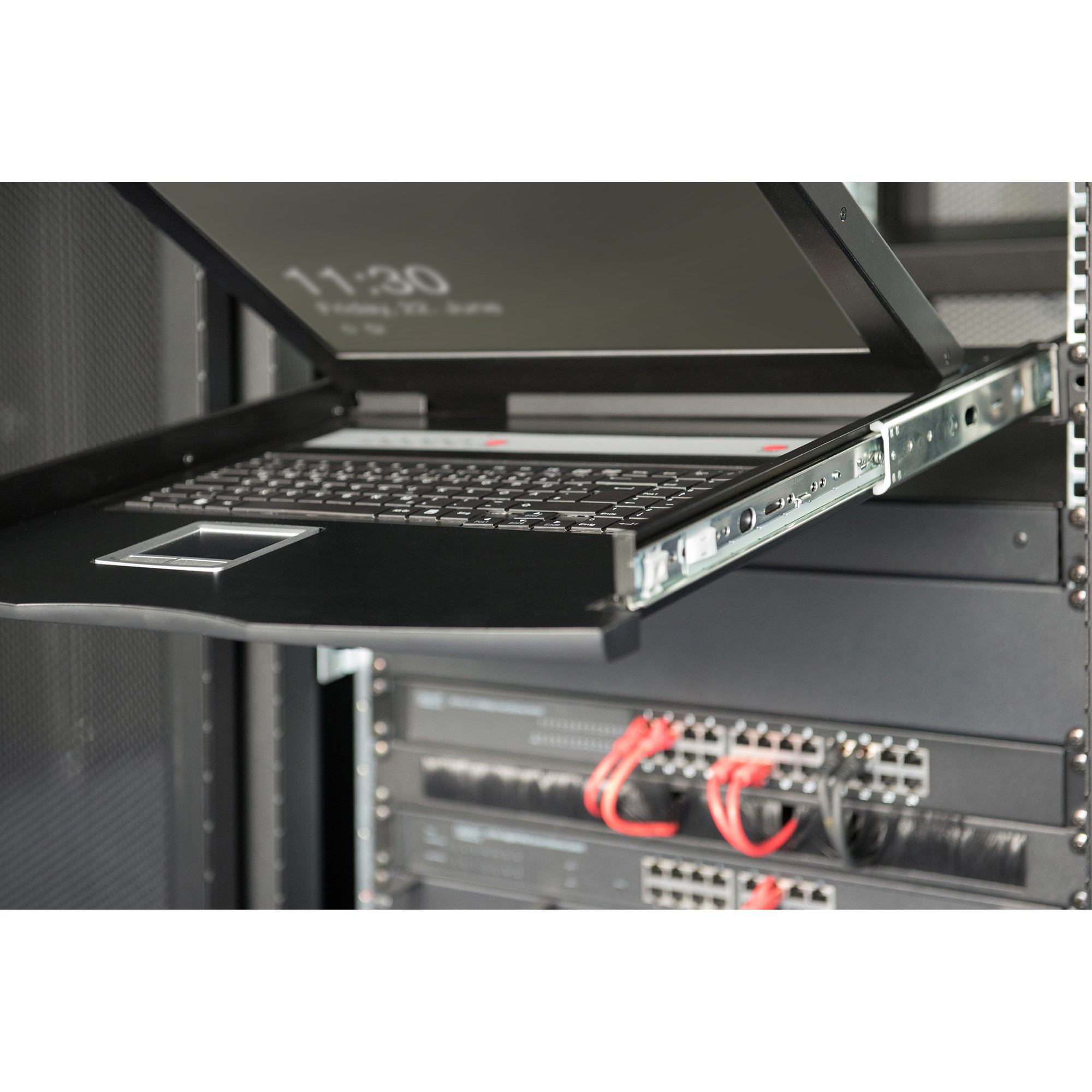 Digitus Modular HD LCD KVM Console / 19″ TFT / 16-Port HDMI / Touchpad / Swiss Keyboard - Figura 3