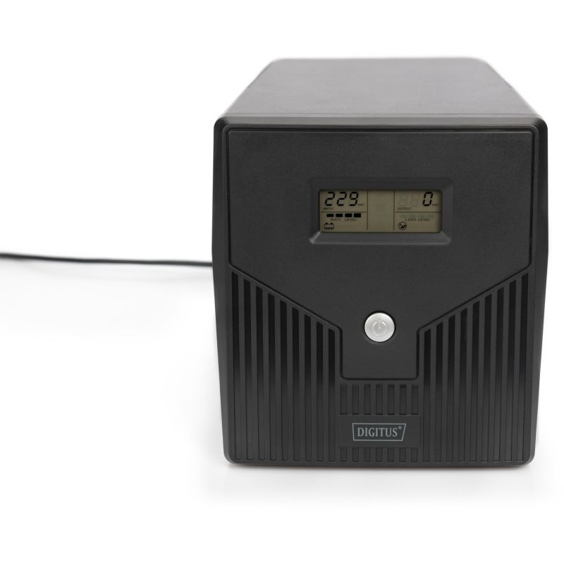 DIGITUS 2000VA 1200W Line-Interactive UPS with AVR, LCD Display, USB/RS-232 Connectivity & 4x IEC Outputs – Reliable Backup Power for Servers, NAS & Office Systems - Figura 2