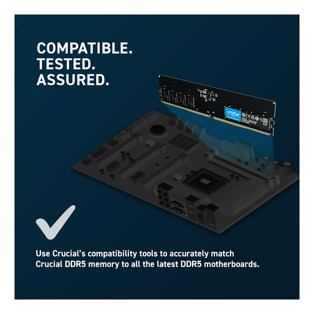Ram Memorie DDR5 Crucial DIMM 16GB(2x8GB) 5600MHz CL46 - Figura 4