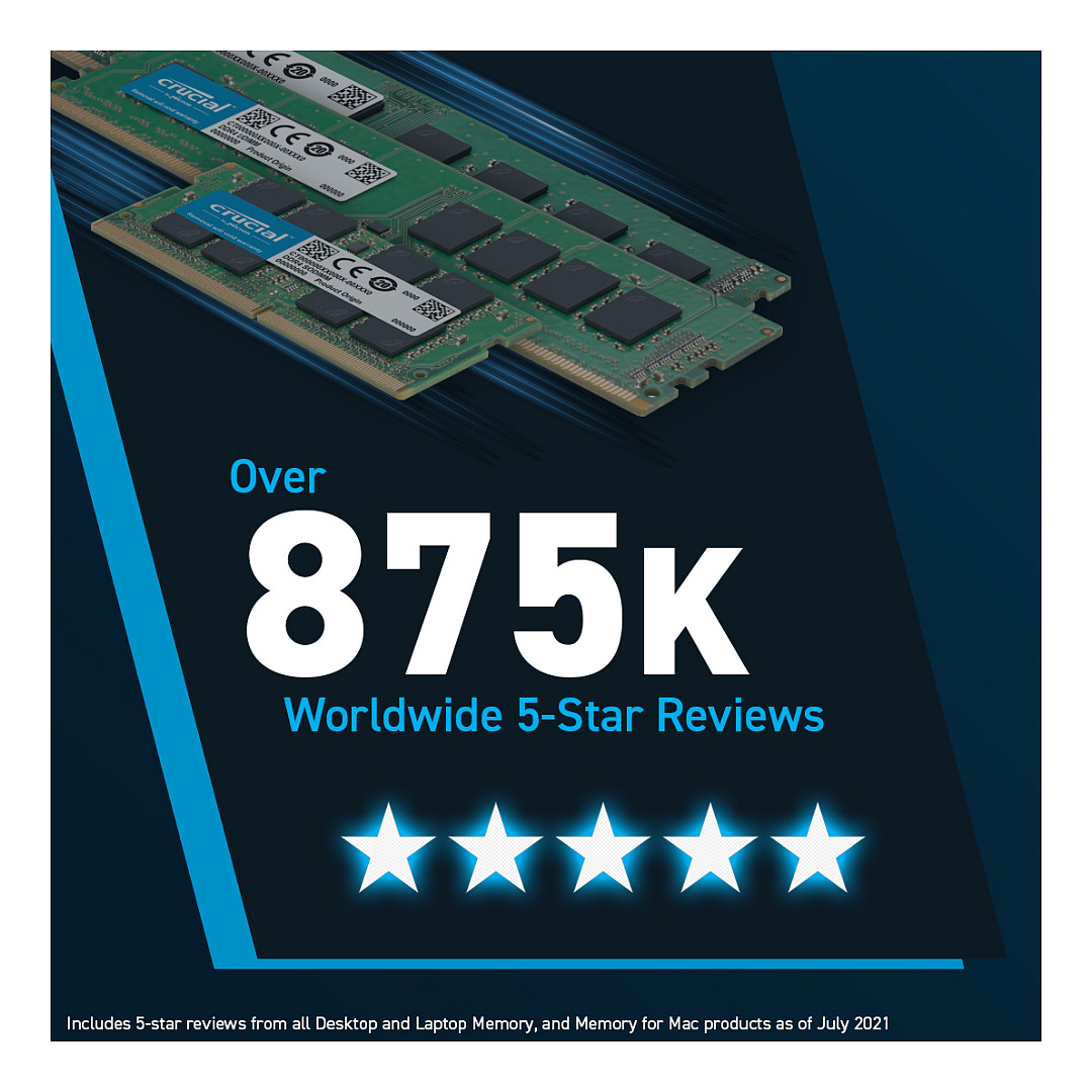 Ram Memorie DDR5 Crucial DIMM 16GB(2x8GB) 5600MHz CL46 - Figura 5
