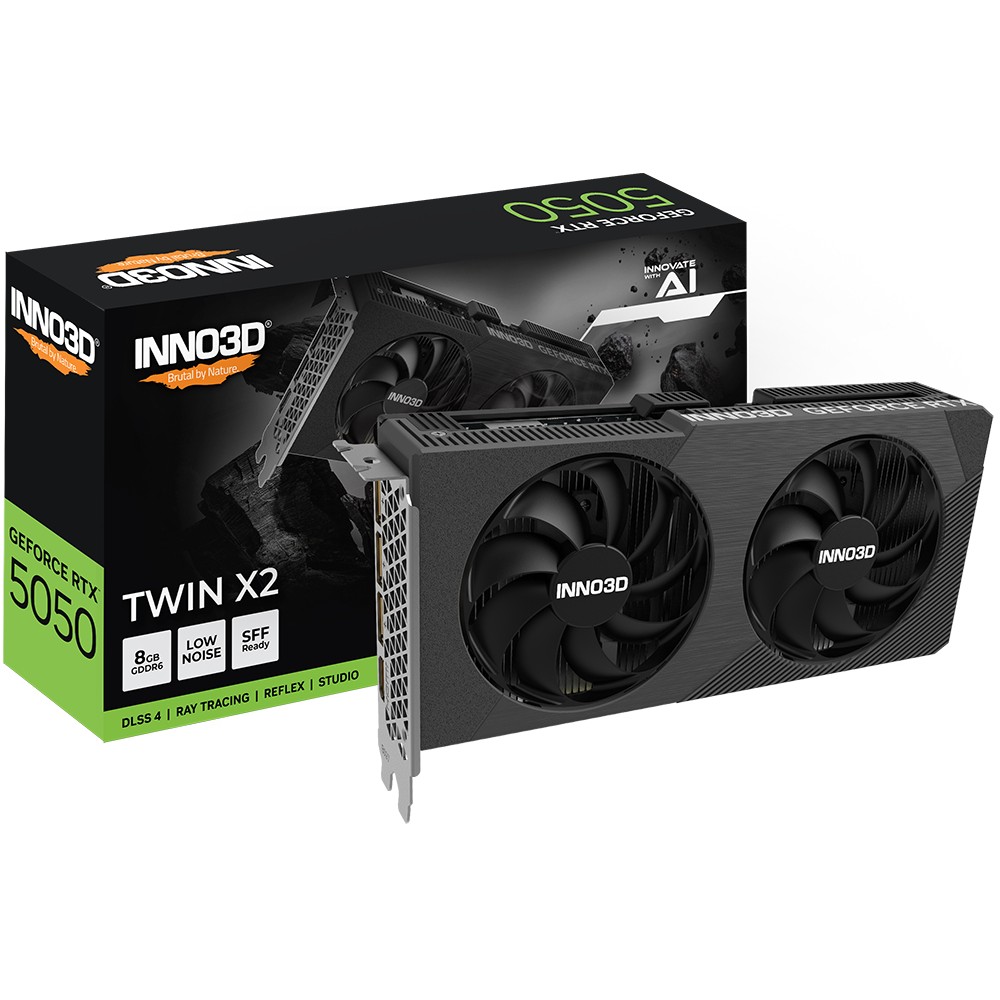 Kartelë Grafike NVIDIA RTX 5050 8GB GDDR6 Inno3D Twin X2 - Figura 3