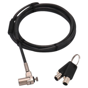 Aksesorë për laptop Dicota Security Cable T‑Lock Ultra Slim V2 Keyed 3x7mm Slot – Zezë