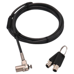 Aksesorë për laptop Dicota Security Cable T‑Lock Ultra Slim V2 Masterkeyed 3x7mm – Zezë