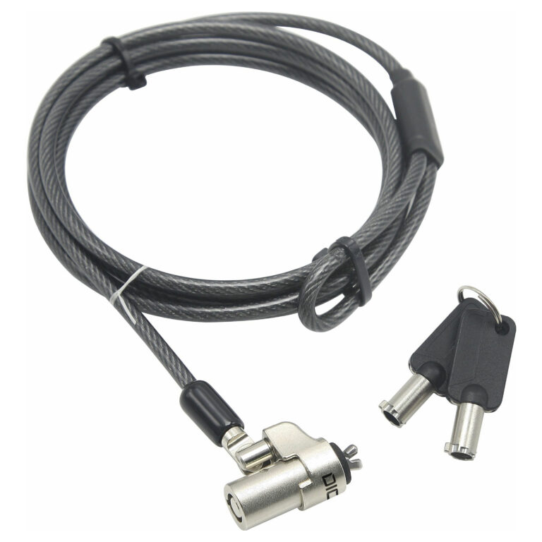 Aksesorë për laptop Dicota Security Cable Wedge Lock Ultra Slim Keyed 3.2x4.5mm – Gri