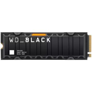 SSD e brendshme M.2 WD Black 1TB SN850X NVMe Supremely Fast PCIe Gen4 x4 mit Khlkrper internal single-packed