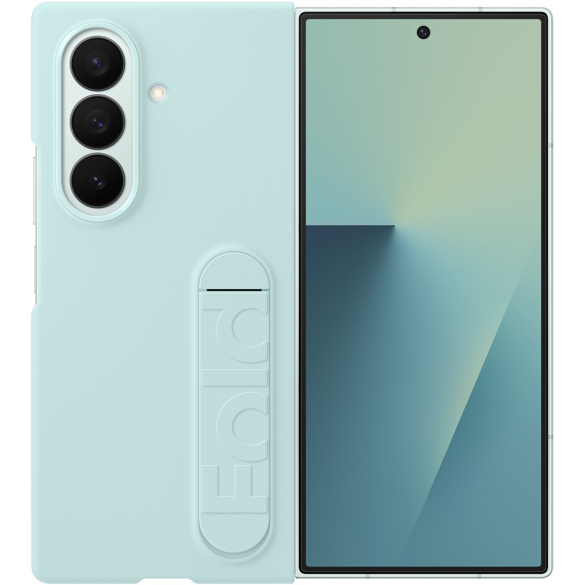 Aksesorë për telefon Samsung Silicone Case for Galaxy Z Fold7 - Gjelbër e hapur