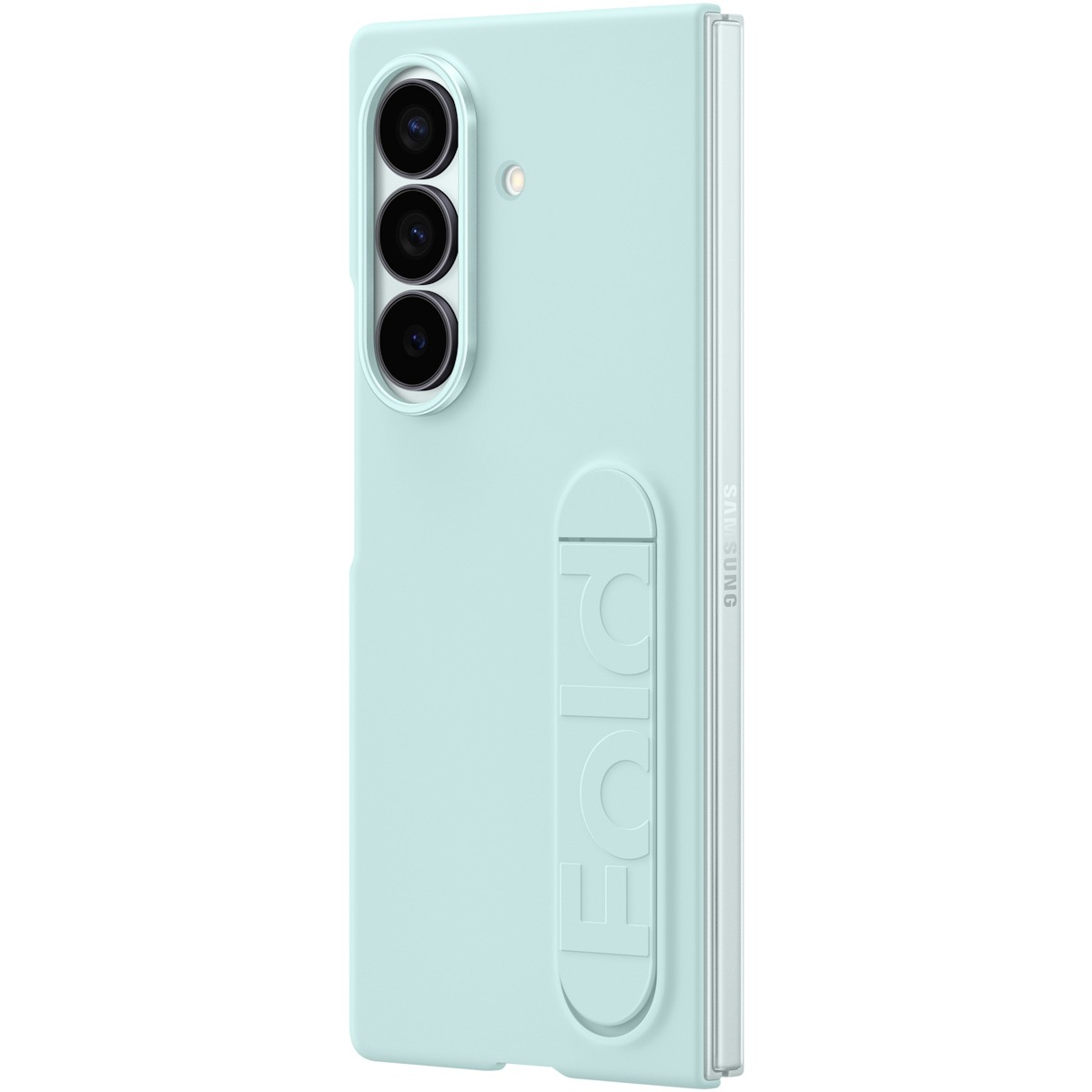 Aksesorë për telefon Samsung Silicone Case for Galaxy Z Fold7 - Gjelbër e hapur - Figura 4