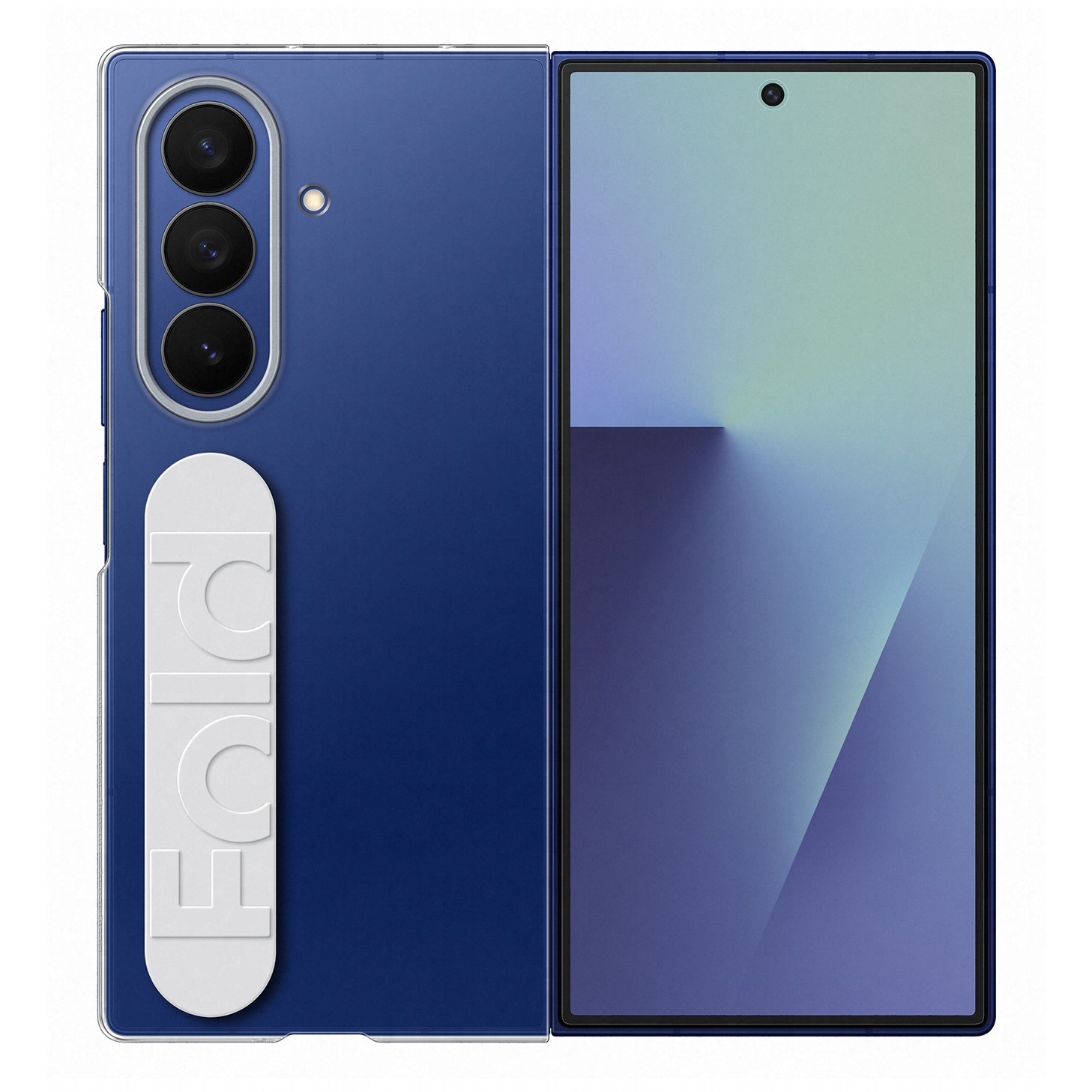 Aksesorë për telefon Samsung Clear Grip Case for Galaxy Z Fold7 - Transparent