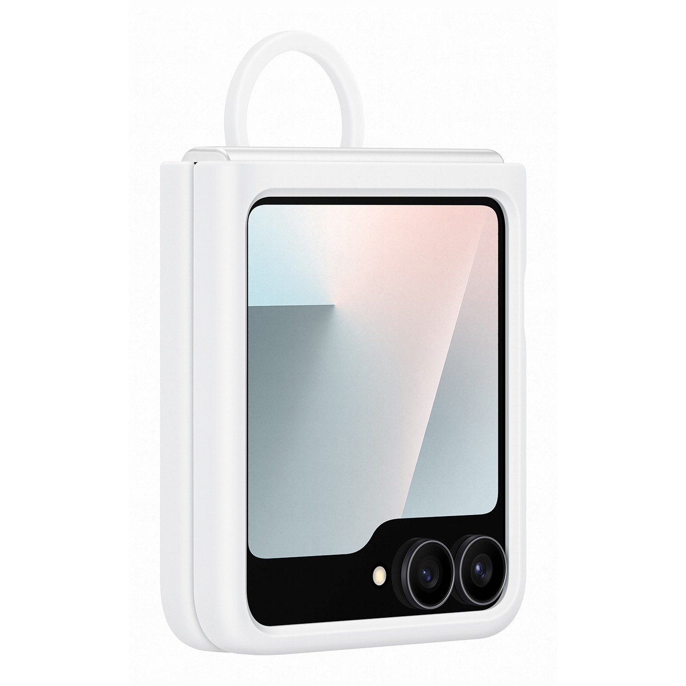 Aksesorë për telefon Samsung Silicone Case for Galaxy Z Flip7 FE - Bardhë - Figura 2