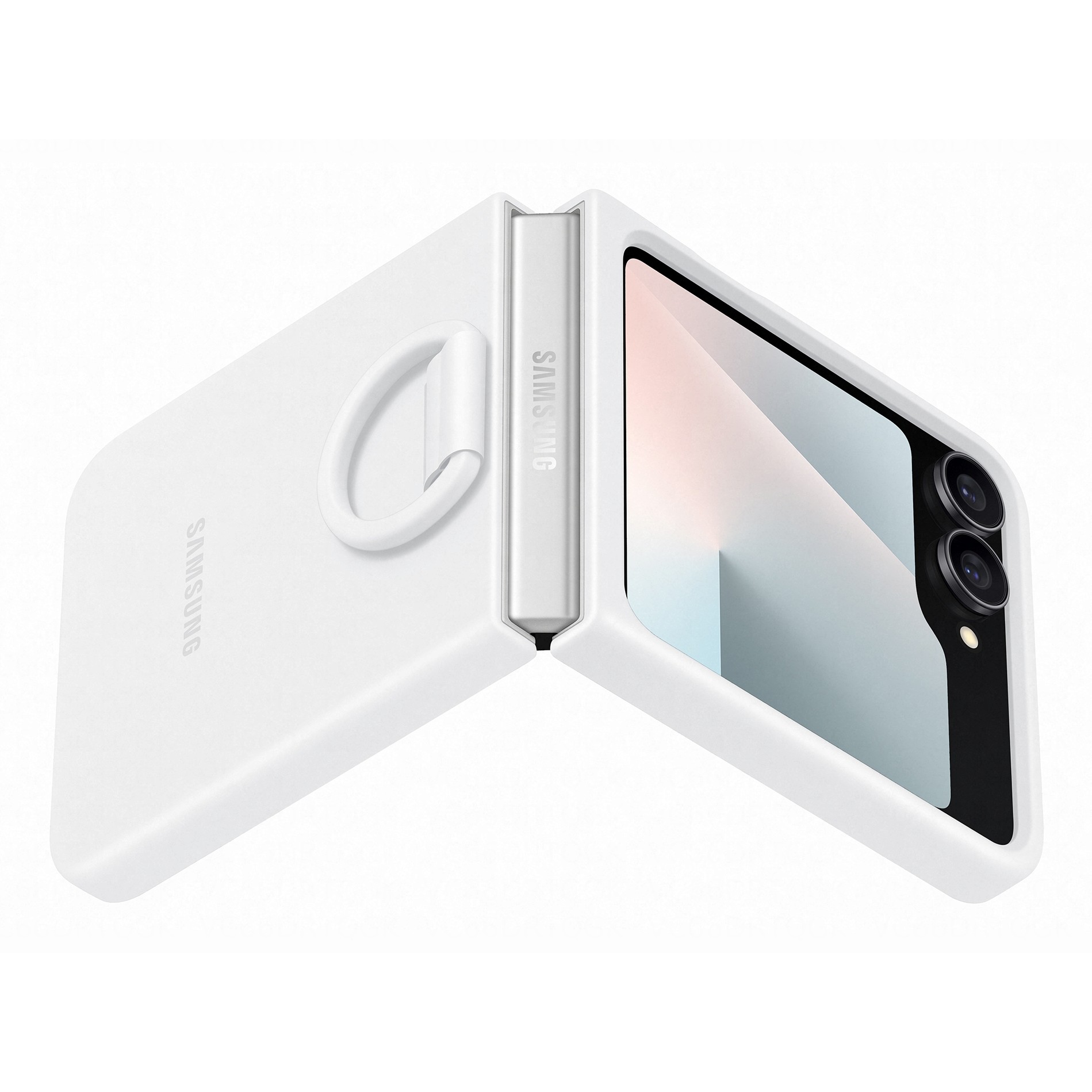 Aksesorë për telefon Samsung Silicone Case for Galaxy Z Flip7 FE - Bardhë - Figura 4
