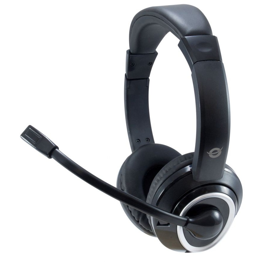 Kufje pa Kabllo Conceptronic Stereo Headset / with Integrated Microphone / 2.0 m – Zezë - Figura 3