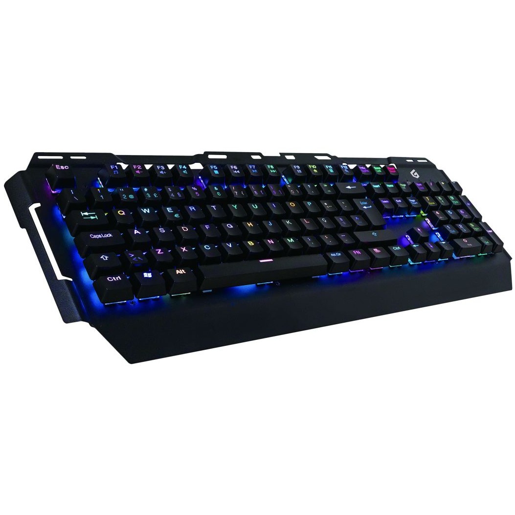 Tastierë Gaming Conceptronic Blue Switches RGB Wired / Portuguese Layout / QWERTY - Zezë