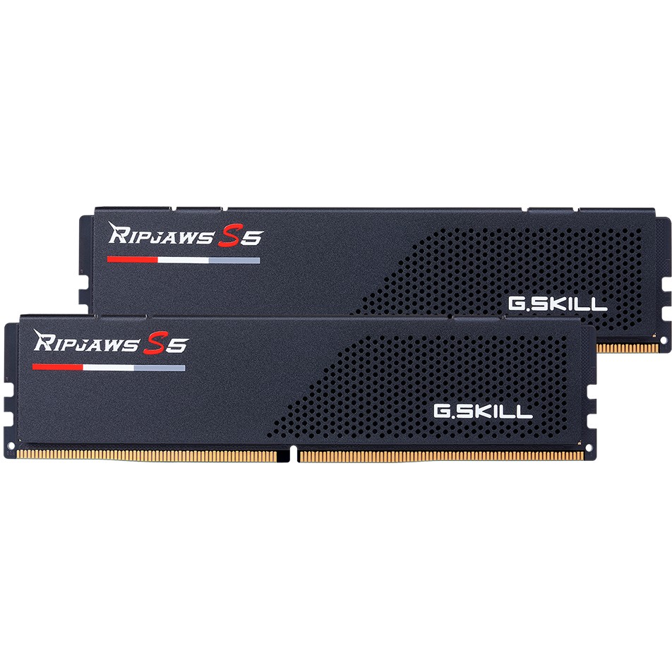RAM Memorie G.SKILL Ripjaws S5 DDR5-5600 CL36 / 64GB (2x32GB) / DIMM / Dual-Kit / F5-5600J3636D32GX2-RS5K - Zezë