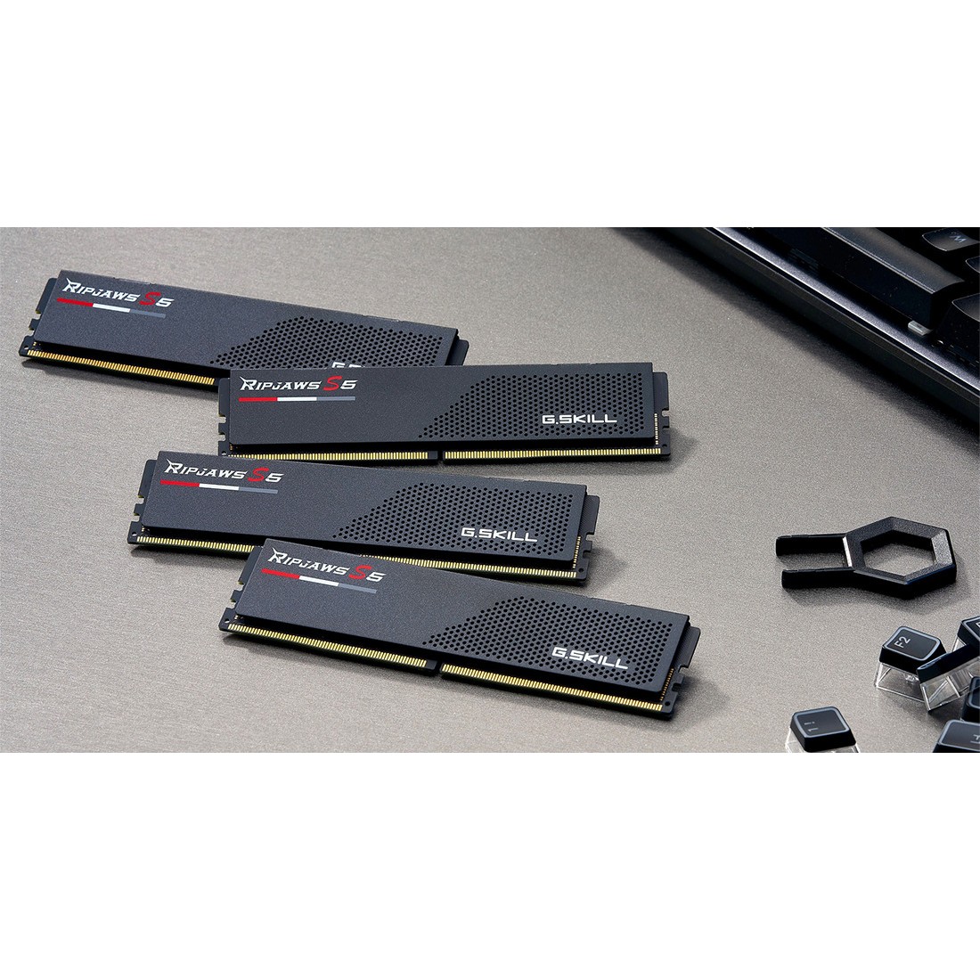 RAM Memorie G.SKILL Ripjaws S5 DDR5-5600 CL36 / 64GB (2x32GB) / DIMM / Dual-Kit / F5-5600J3636D32GX2-RS5K - Zezë - Figura 5