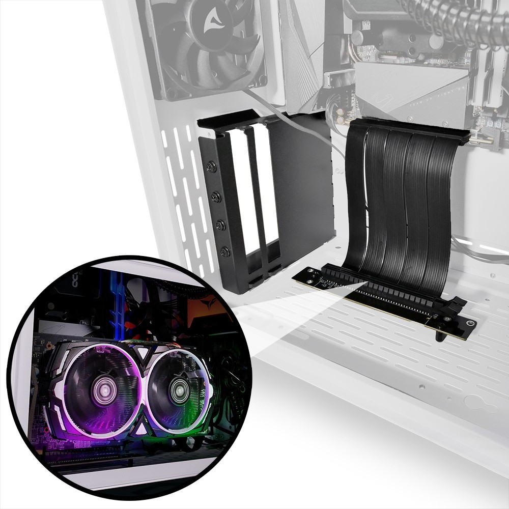 Sharkoon Compact VGCK – Riser Card (Zezë, for MS-Y/Z1000 PC Case) - Figura 2