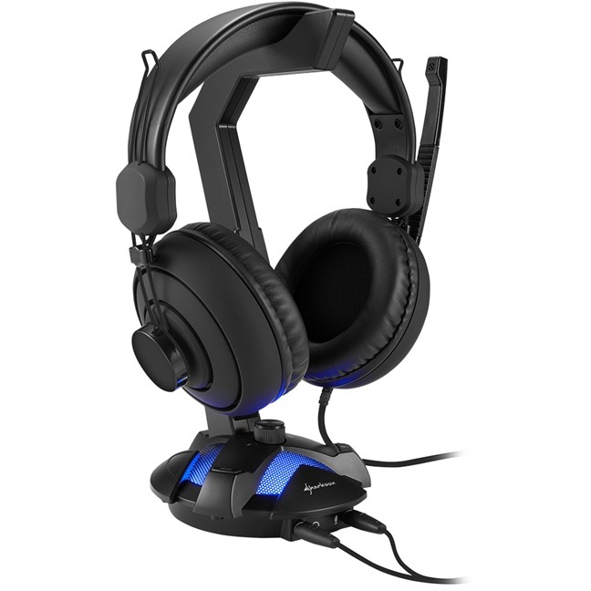 Mbajtëse e kufjeve Sharkoon X‑Rest 7.1 Headset Stand – Zezë - Figura 2