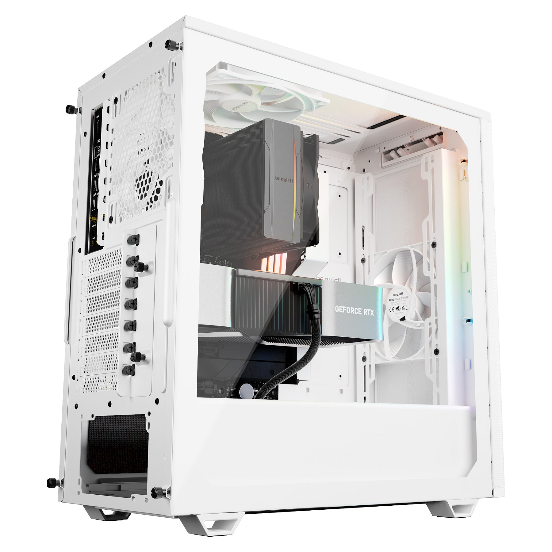 Kasë Midi Tower be quiet! Pure Base 501 DX – Bardhë - Figura 4