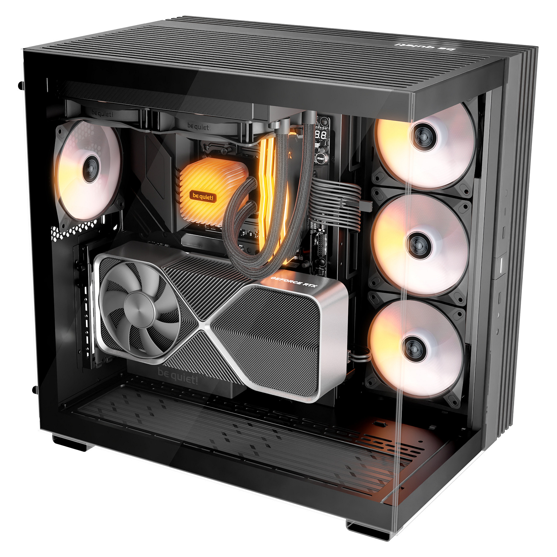 Ftohës për Kasë 120mm be quiet! Light Wings LX PWM Reverse Fan – Zezë - Figura 3