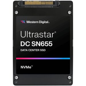 SSD të Jashtme WD Ultrastar DC SN655 / 2.5" / 30.72TB / Datacenter / U.3 PCIe 4.0 NVMe / Internal / WUS5EC0B1ESP7Y3