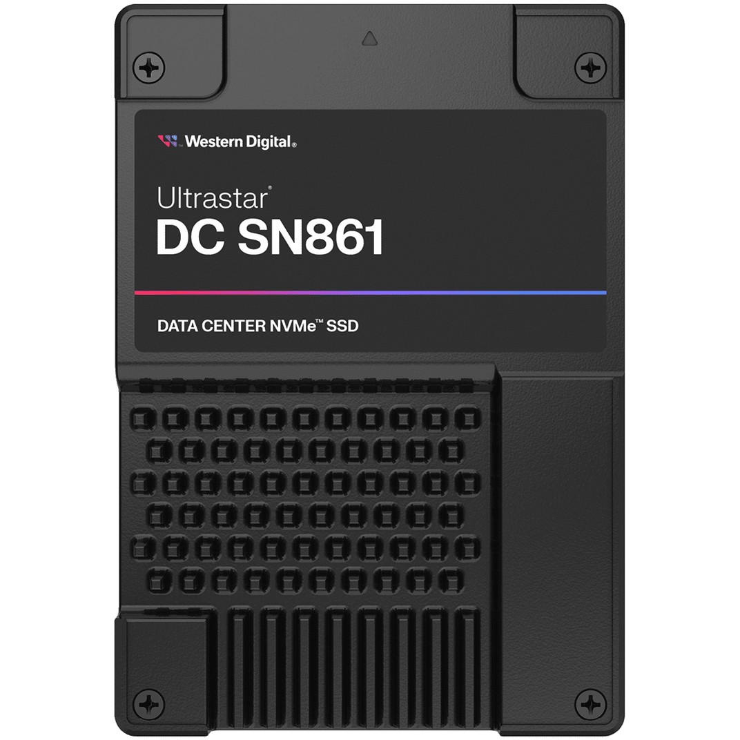 SSD e brendshme 2.5" WD Ultrastar DC SN861 WUS6BA119PSP9X3 - Datencenter - 1.92 TB - intern - U.2 PCIe 5.0 x4 (NVMe)