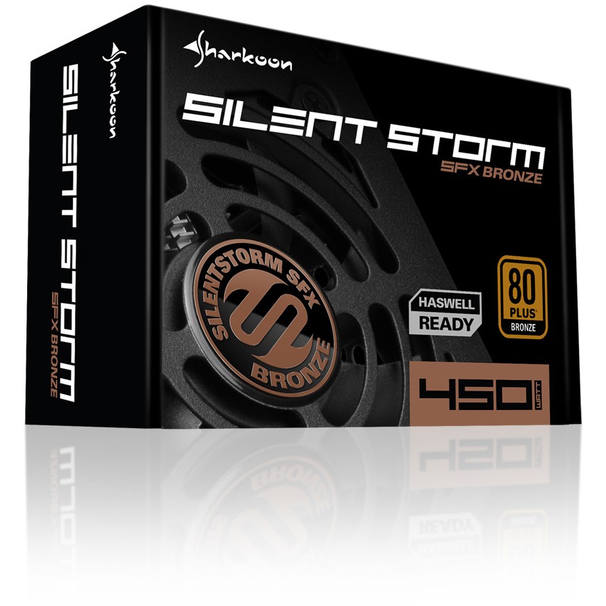 Furnizues Energjie PSU 450W Sharkoon SilentStorm SFX Bronze / 450W / SFX Power Supply / 2x PCIe - Zezë - Figura 3