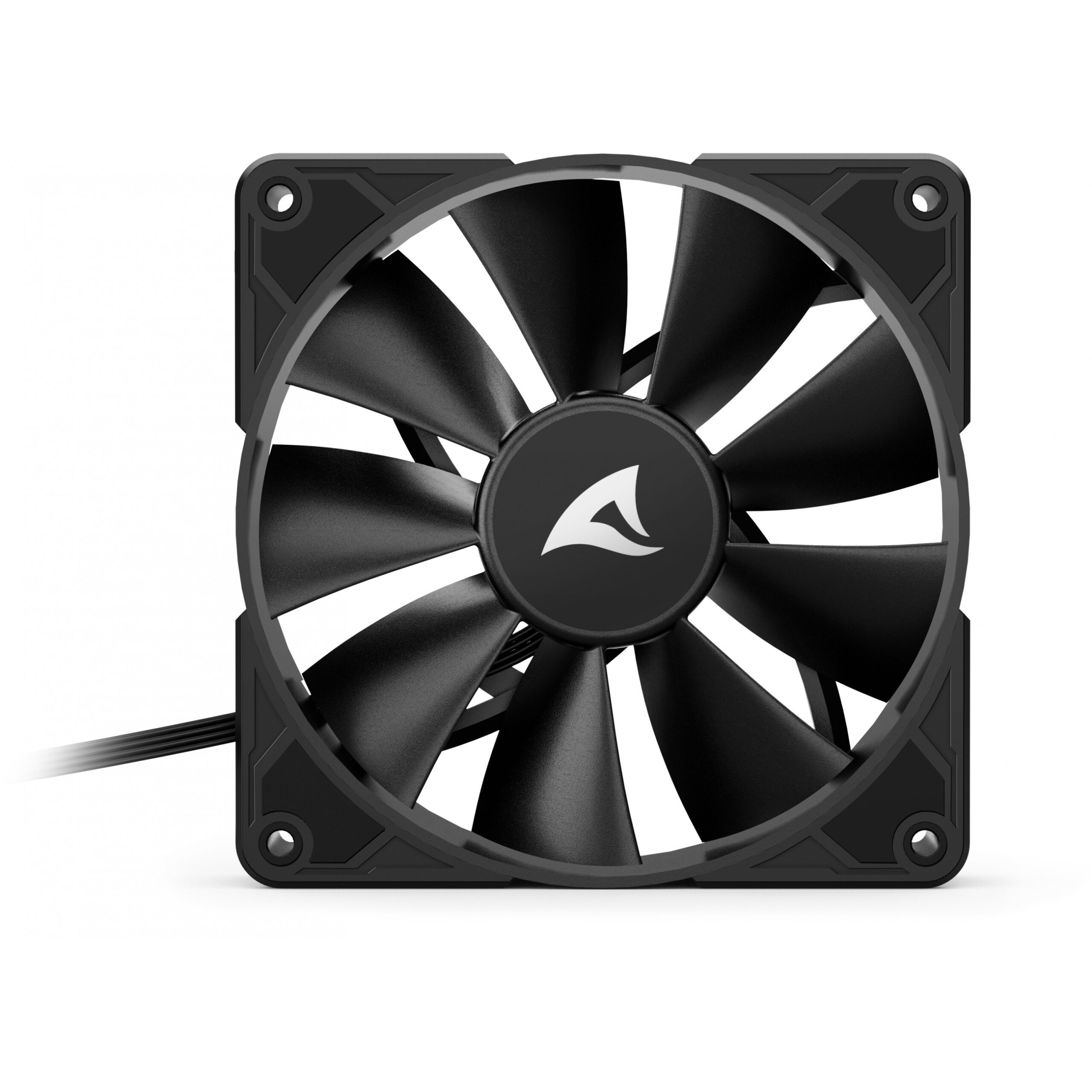Ftohës për Kasë 120mm Sharkoon SilentStorm BW120 PWM Fan - Zezë