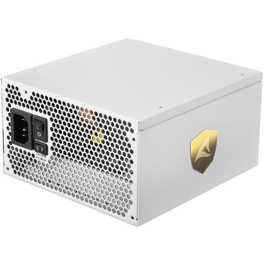 Furnizues Energjie PSU 1000W Sharkoon Rebel P30 Gold / 1000W / ATX 3.0 Power Supply / Modular / 1x 12VHPWR / 4x PCIe - Bardhë - Figura 2