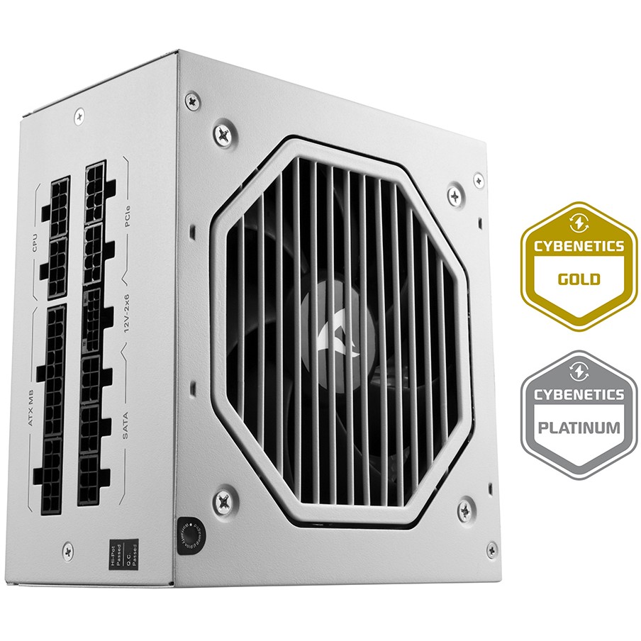 Furnizues Energjie PSU 850W Sharkoon Rebel P20 / 850W / ATX Power Supply / 1x 12-Pin High Power / 4x PCIe / White - Figura 2