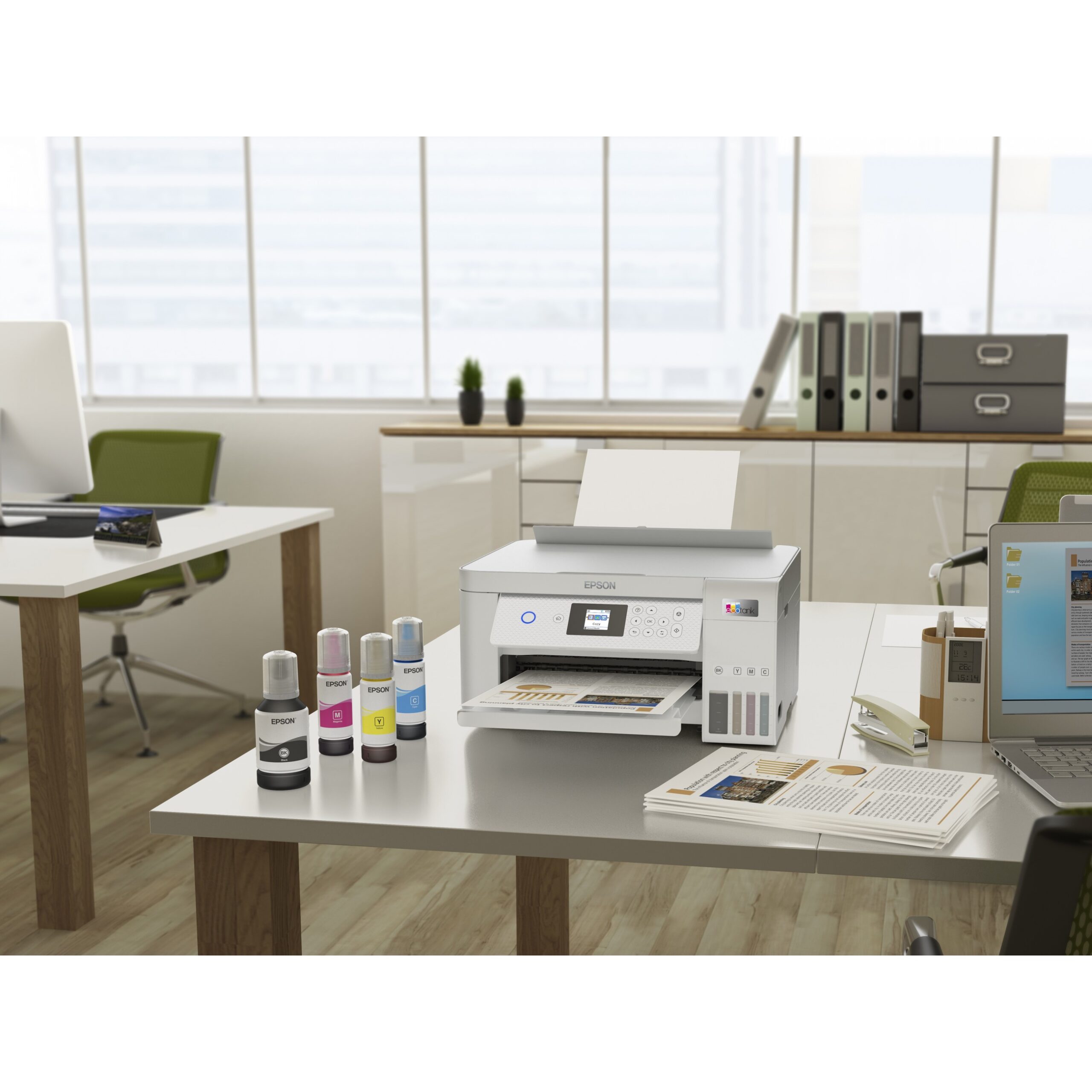 Printer Multifunksional Epson EcoTank ET-2856 A4 Color Inkjet - Bardhë - Figura 4