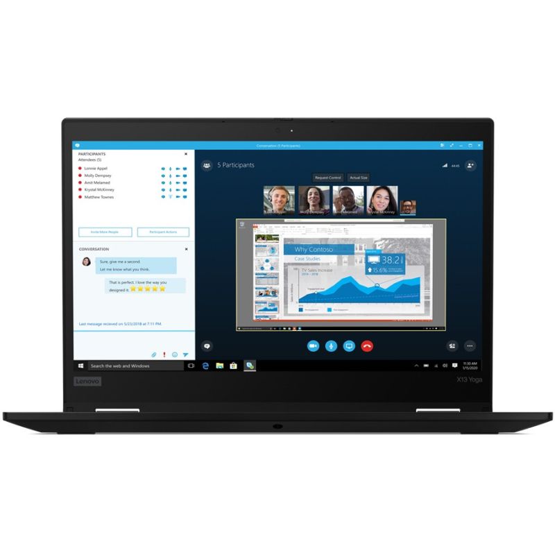 Laptop Lenovo Yoga X13 / i5-10210U / 8GB DDR4 / 256GB / 13.3" Full HD IPS Touch / Intel UHD Graphics / DE - Zezë - Figura 2