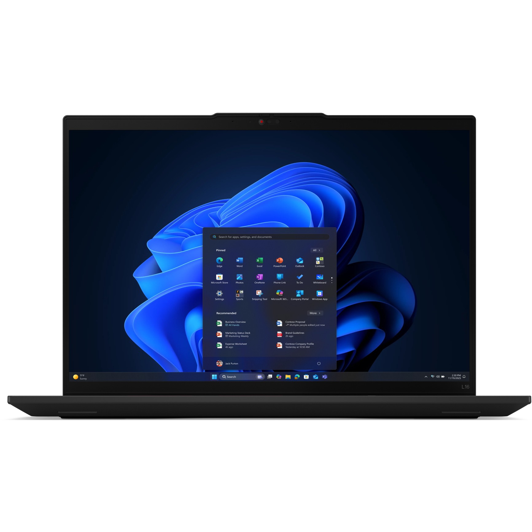 Laptop Lenovo ThinkPad L16 G2 / Ultra7 255U / 32GB DDR5 / 1TB / 16" WUXGA IPS / Intel Graphics / DE / 4G / W11P / e zezë