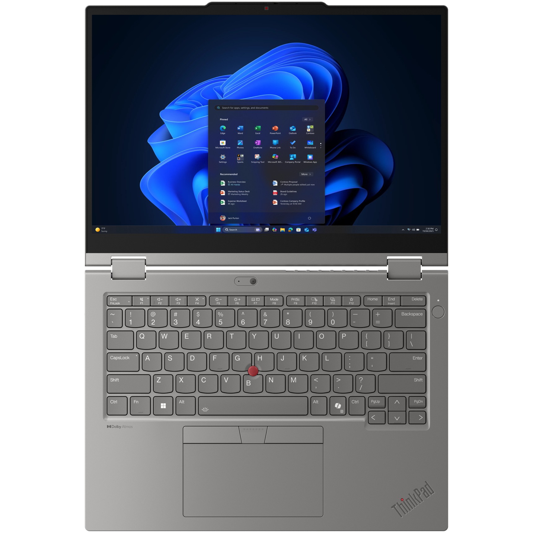 Laptop Lenovo ThinkPad L13 2in1 G6 / Ultra5 225U / 32GB LPDDR5 / 1TB / 13.3" WUXGA IPS Touchscreen / Intel Graphics / DE / e hirtë - Figura 4