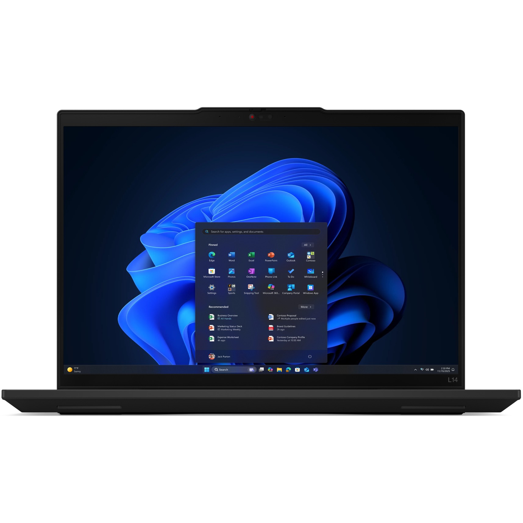 Laptop Lenovo ThinkPad L14 G6 / Ryzen 5 PRO 215 / 16GB DDR5 / 512GB / 14" WUXGA IPS / AMD Radeon 740M / DE / e zezë - Figura 2