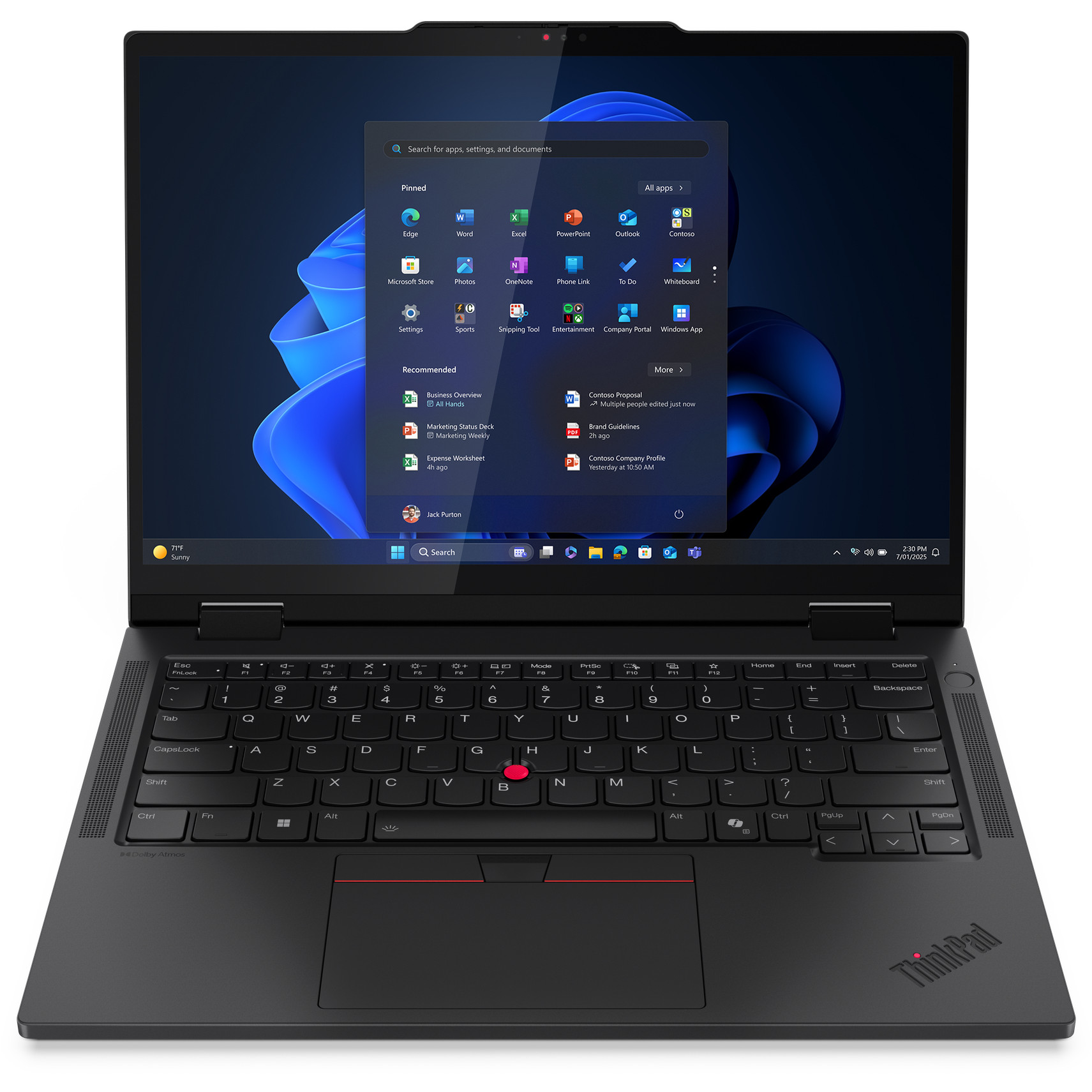 Laptop LENOVO ThinkPad T14s 2-in-1 G1 / Ultra 5-225U / 16GB LPDDR5 / 512GB / 14" WUXGA IPS Touch / Intel Graphics / DE - Zezë