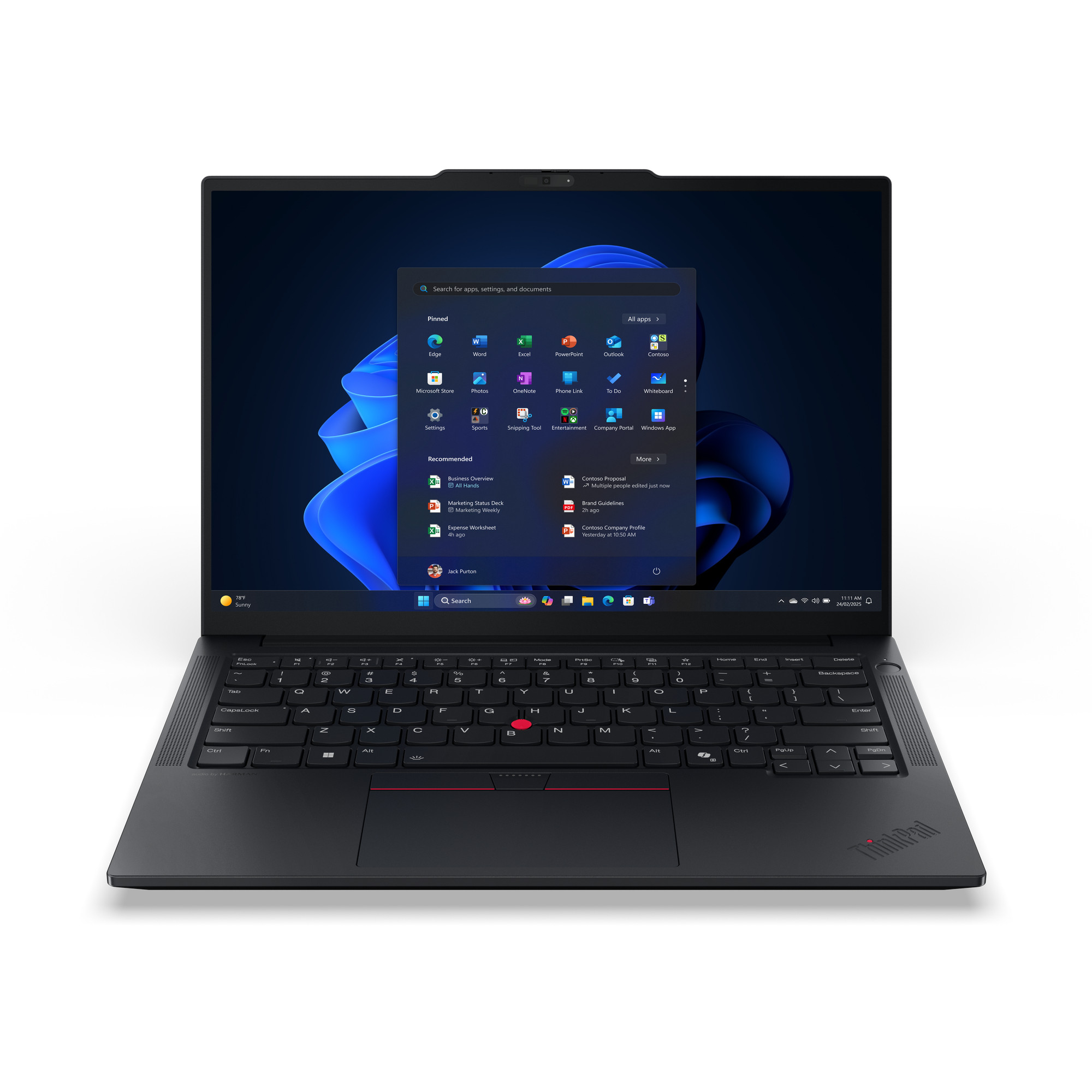Laptop LENOVO ThinkPad E14 G7 / Ryzen 5 220 / 16GB DDR5 / 512GB / 14" WUXGA IPS / AMD Radeon 740M / DE - Zezë