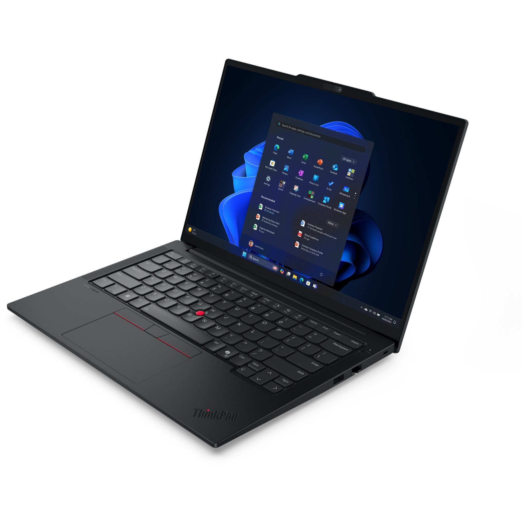 Laptop LENOVO ThinkPad E14 G7 / Ryzen 5 220 / 32GB DDR5 / 1TB / 14" WUXGA IPS / AMD Radeon 740M / DE - Zezë - Figura 2