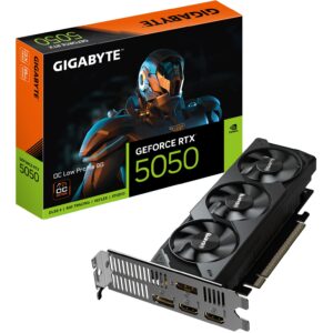 Kartelë grafike NVIDIA GeForce RTX 5050 8GB GDDR6 Gigabyte OC LOW PROFILE