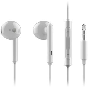 Kufje me kabllo Huawei AM115 In-Ear Stereo Headset / 3.5mm Jack / BULK Packaging - Bardhë