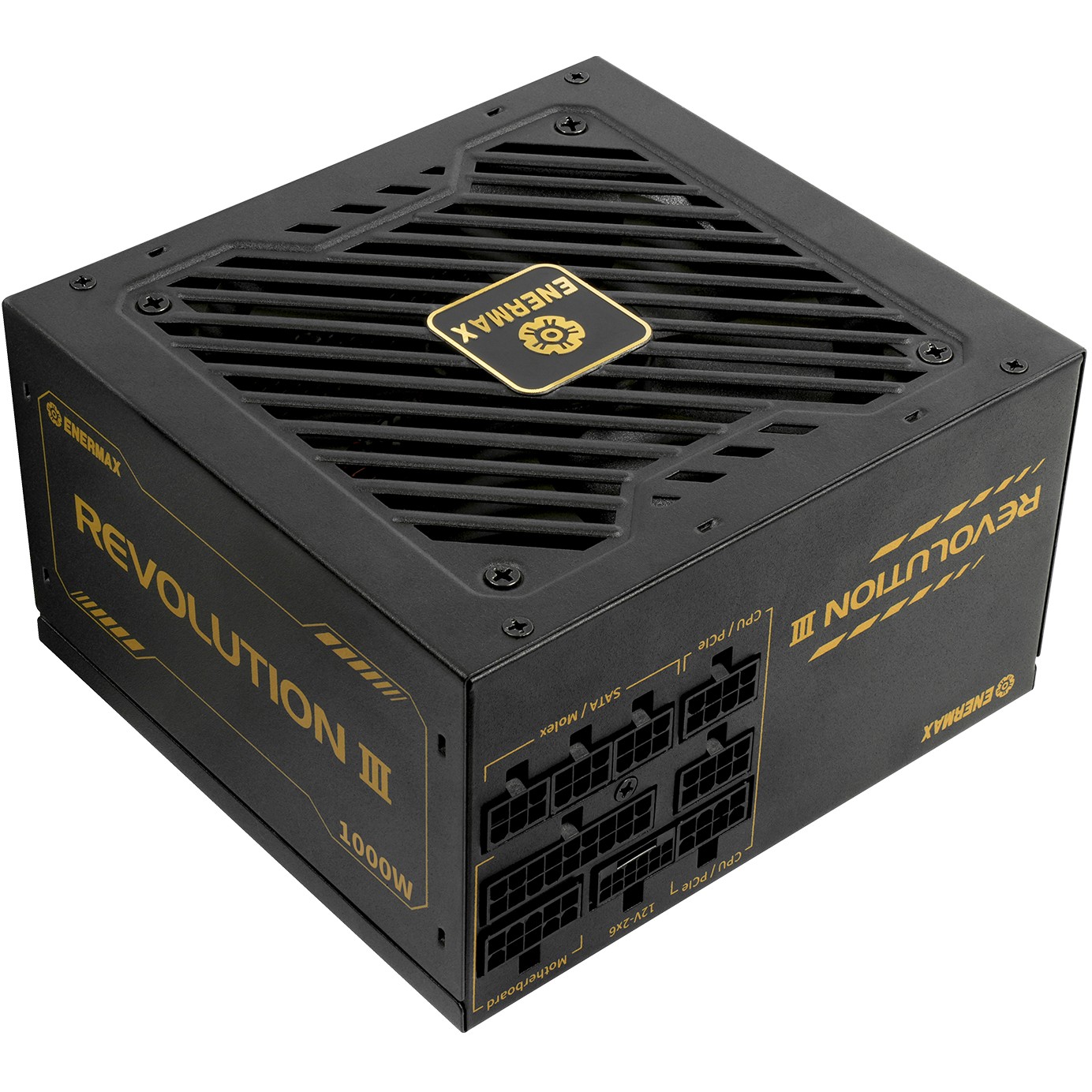 Furnizues Energjie PSU 1000W Enermax Power Supply 1000W Revolution3 80+ Gold Black FULLMO