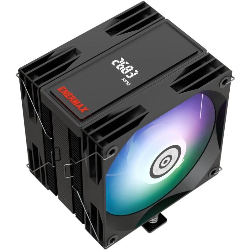 Ftohës për Procesor Enermax Air CPU Cooler ETS-T41D 2x120mm Digital ARGB e zezë - Figura 3