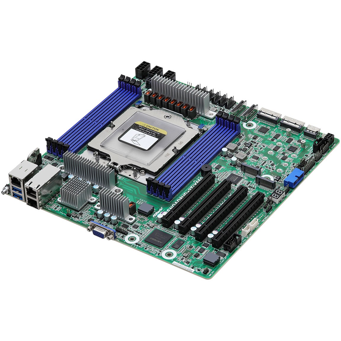 Pllakë Amë MB Server ASRock Mainboard GENOAD8UD-2T/X550 micro-ATX Sockel SP5 Single - Figura 2