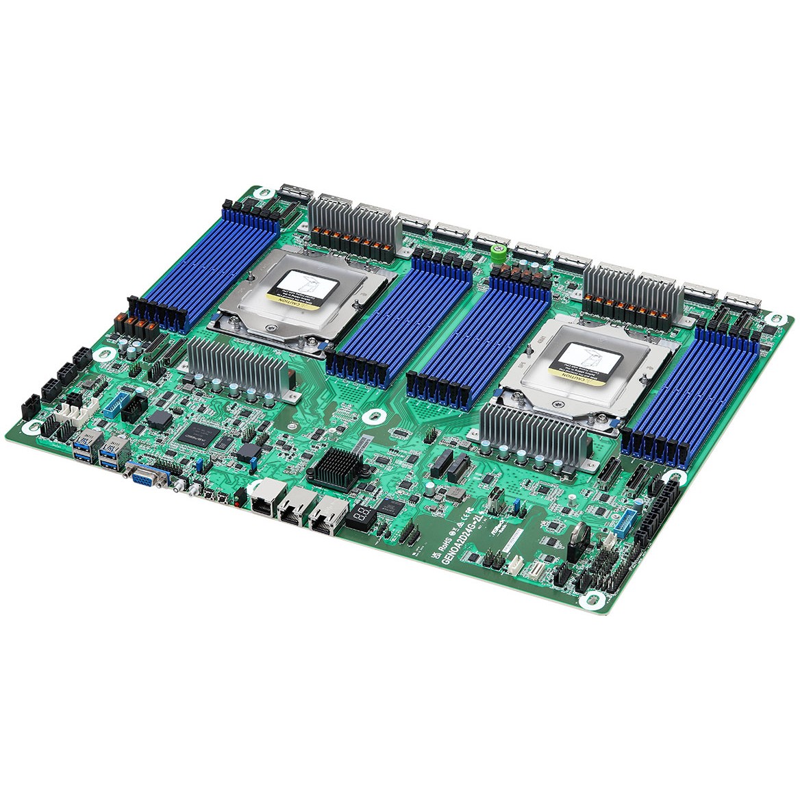 Pllakë Amë MB Server ASRock Mainboard GENOA2D24G-2L+ Proprietary Dual Sockel SP5 Single - Figura 2