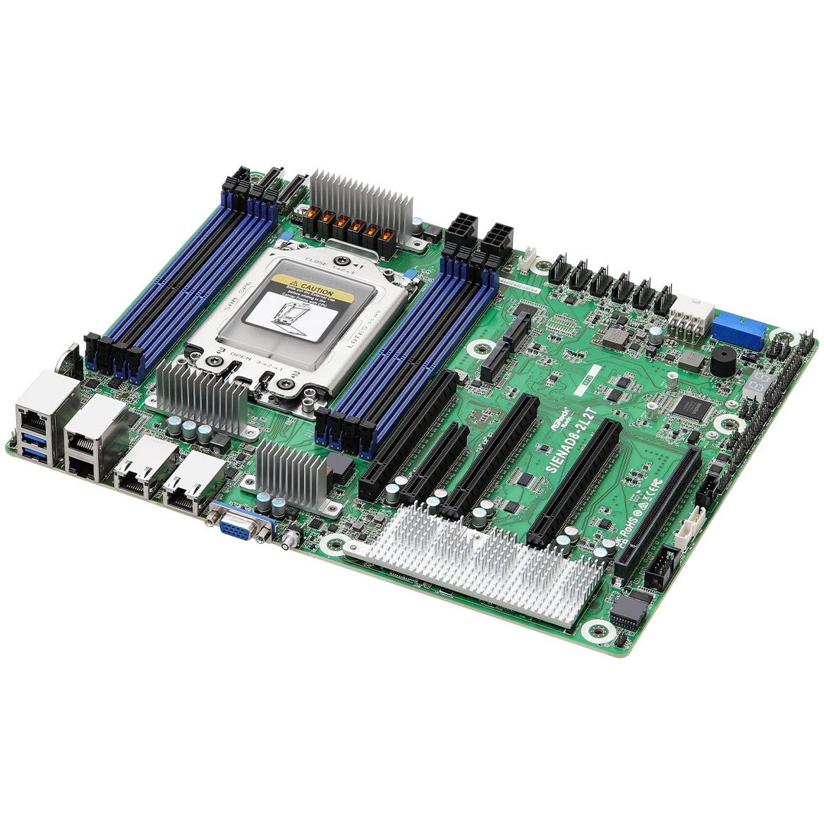 Pllakë Amë MB Server ASRock Mainboard SIENAD8-2L2T ATX Sockel SP6 Single - Figura 2