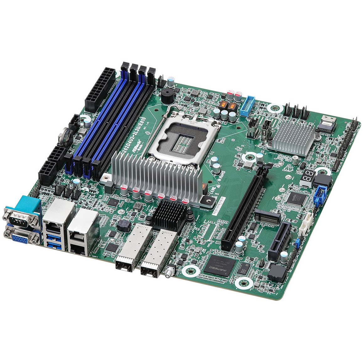Pllakë Amë MB Server ASRock Mainboard EC262D4U2-2L2Q/E810 micro-ATX Sockel 1700 DDR5-only Single - Figura 2