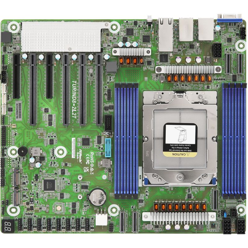 Pllakë Amë Server ASRock TURIND8-2L2T CEB / Socket SP5 / DDR5