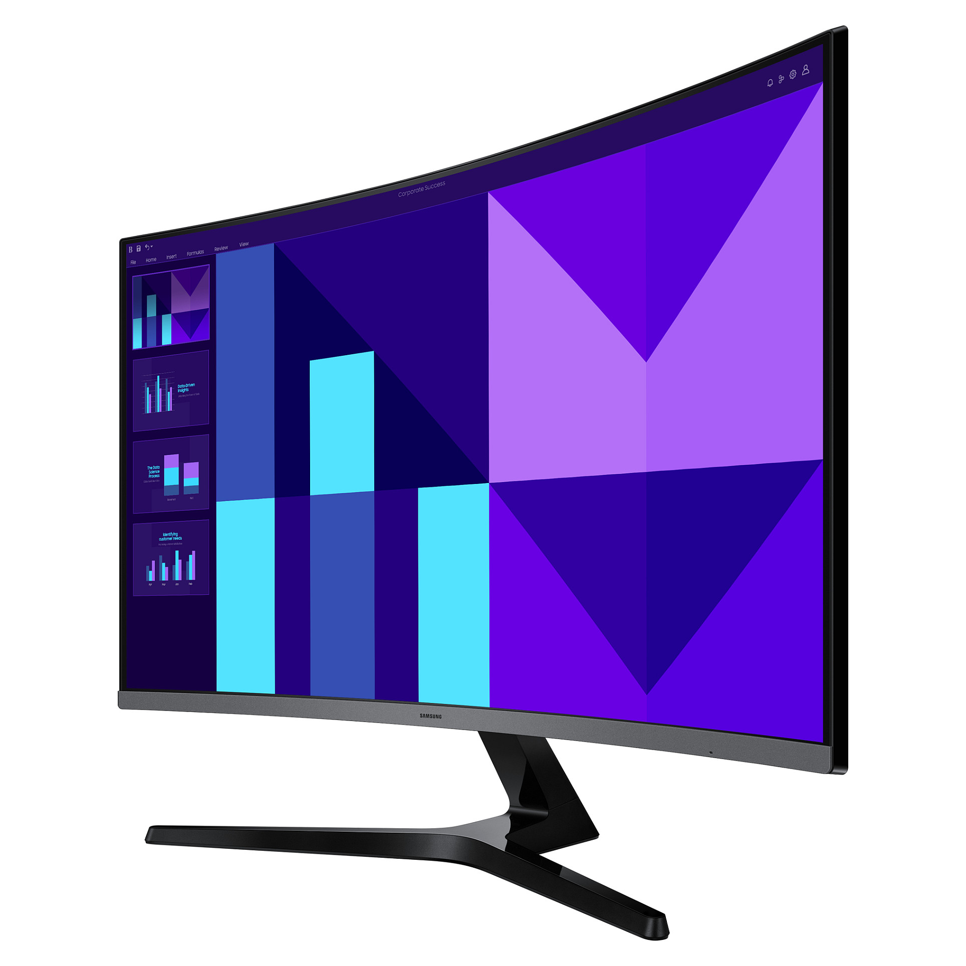 Monitor Samsung S32D396GAU / 32" / Full HD VA / LCD / 100 Hz / 4 ms / HDMI+VGA / Curved - Zezë - Figura 2