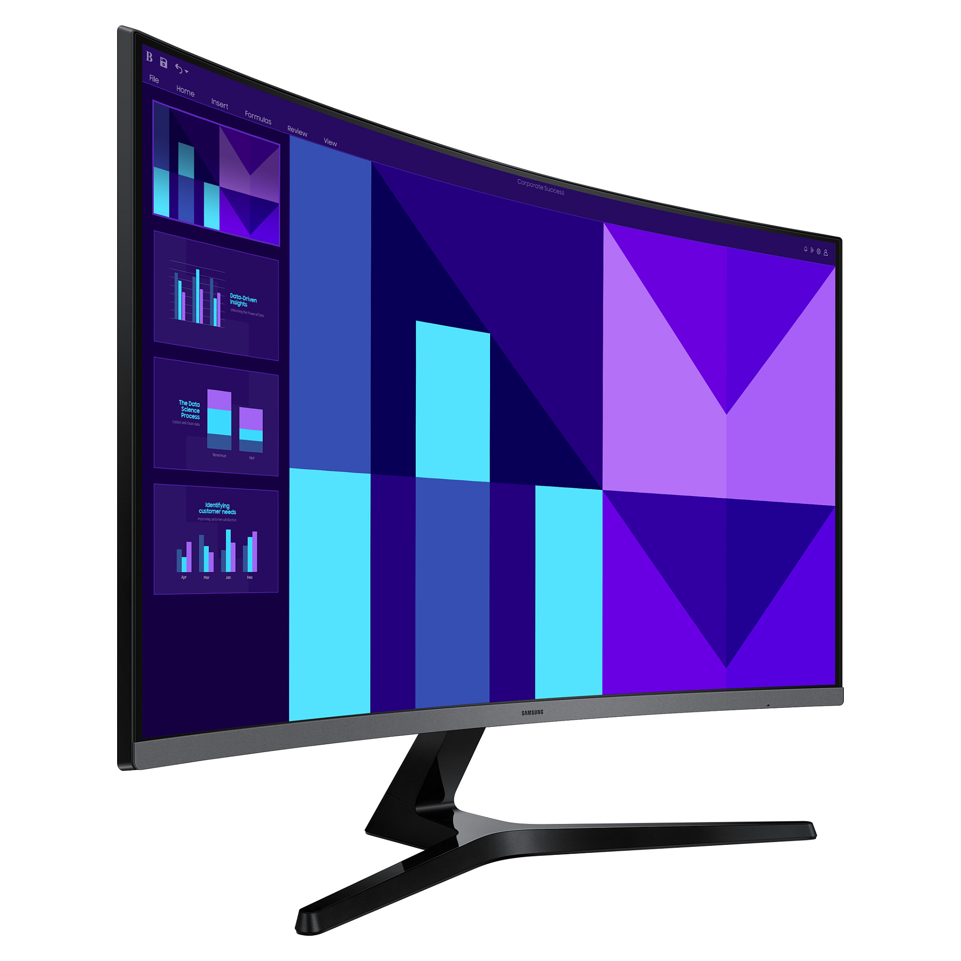 Monitor Samsung S32D396GAU / 32" / Full HD VA / LCD / 100 Hz / 4 ms / HDMI+VGA / Curved - Zezë - Figura 3