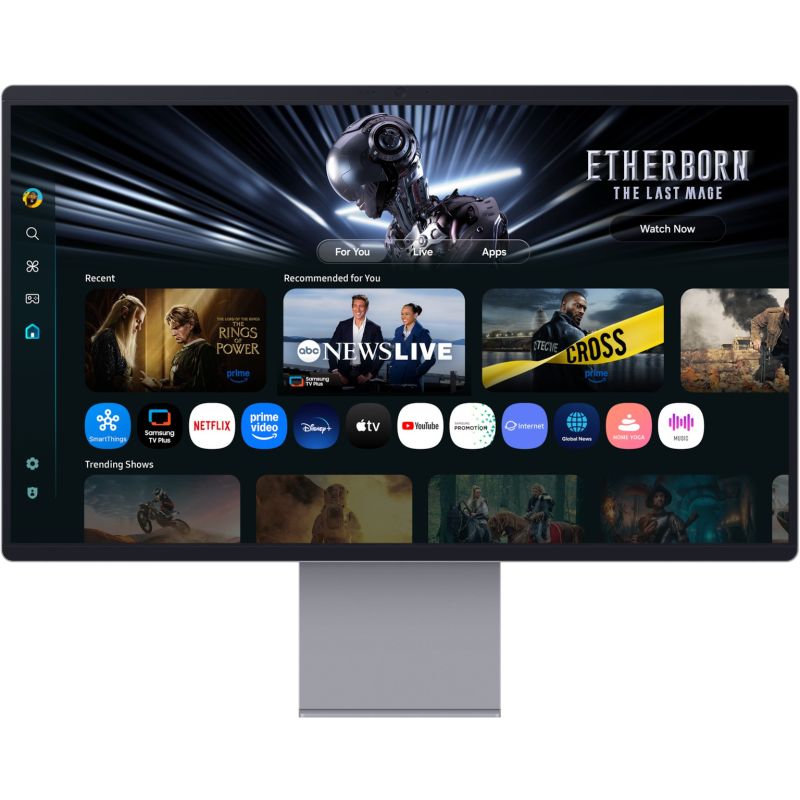 Monitor Gaming Samsung Smart S32FM900SU / 32"/ 4K Ultra HD / OLED / 165Hz / 0.03ms / USB-C + USB-A + HDMI + DisplayPort + HDCP - Argjendi - Figura 4