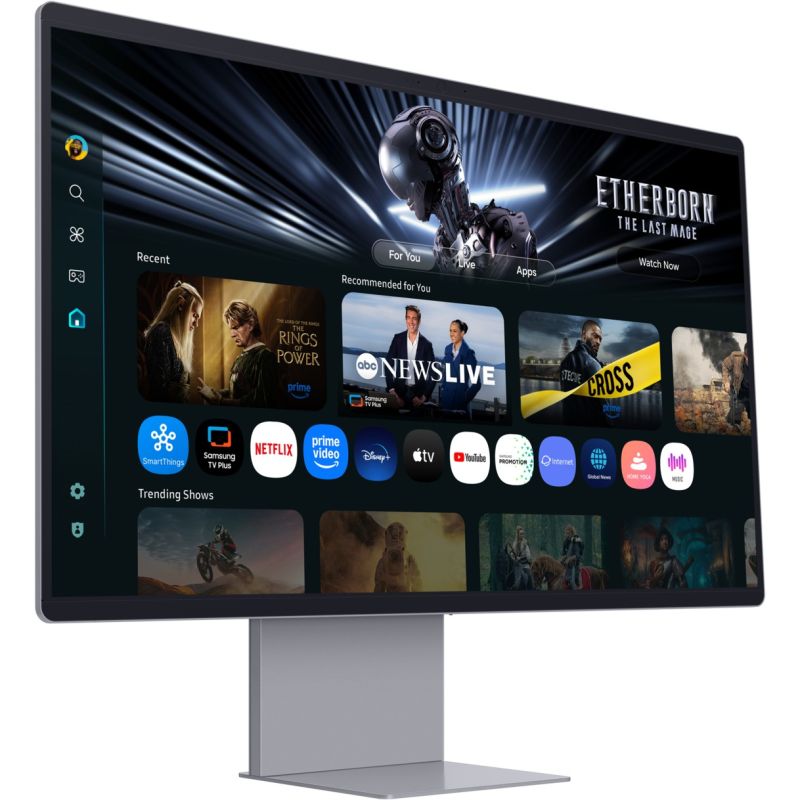 Monitor Gaming Samsung Smart S32FM900SU / 32"/ 4K Ultra HD / OLED / 165Hz / 0.03ms / USB-C + USB-A + HDMI + DisplayPort + HDCP - Argjendi - Figura 5